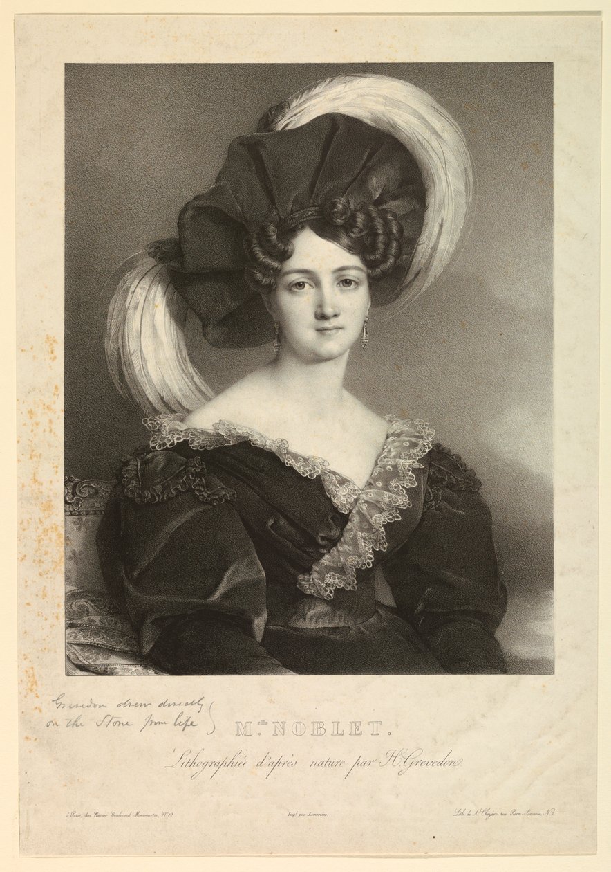 Melle Noblet de Henri Grevedon