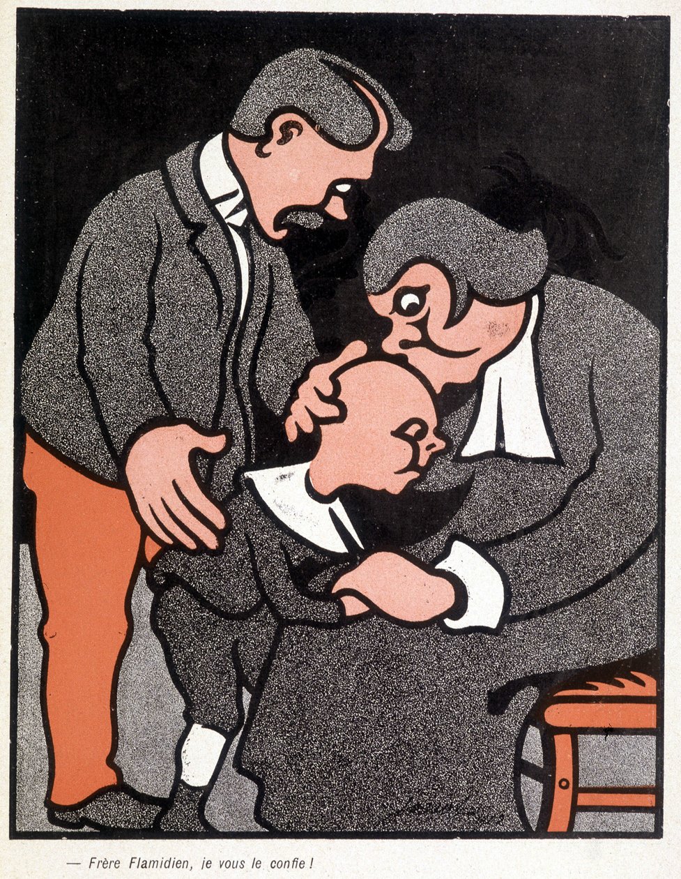 Frère Flamidien, je vous le confie - por Henri Gustave Jossot (1866-1951), en "L