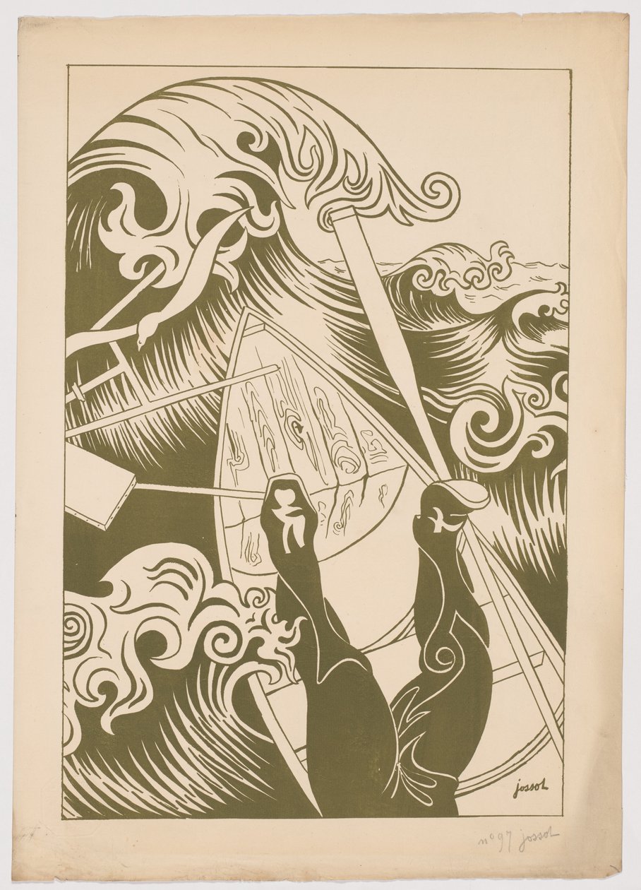 La Ola (La vague) de Henri Gustave Jossot