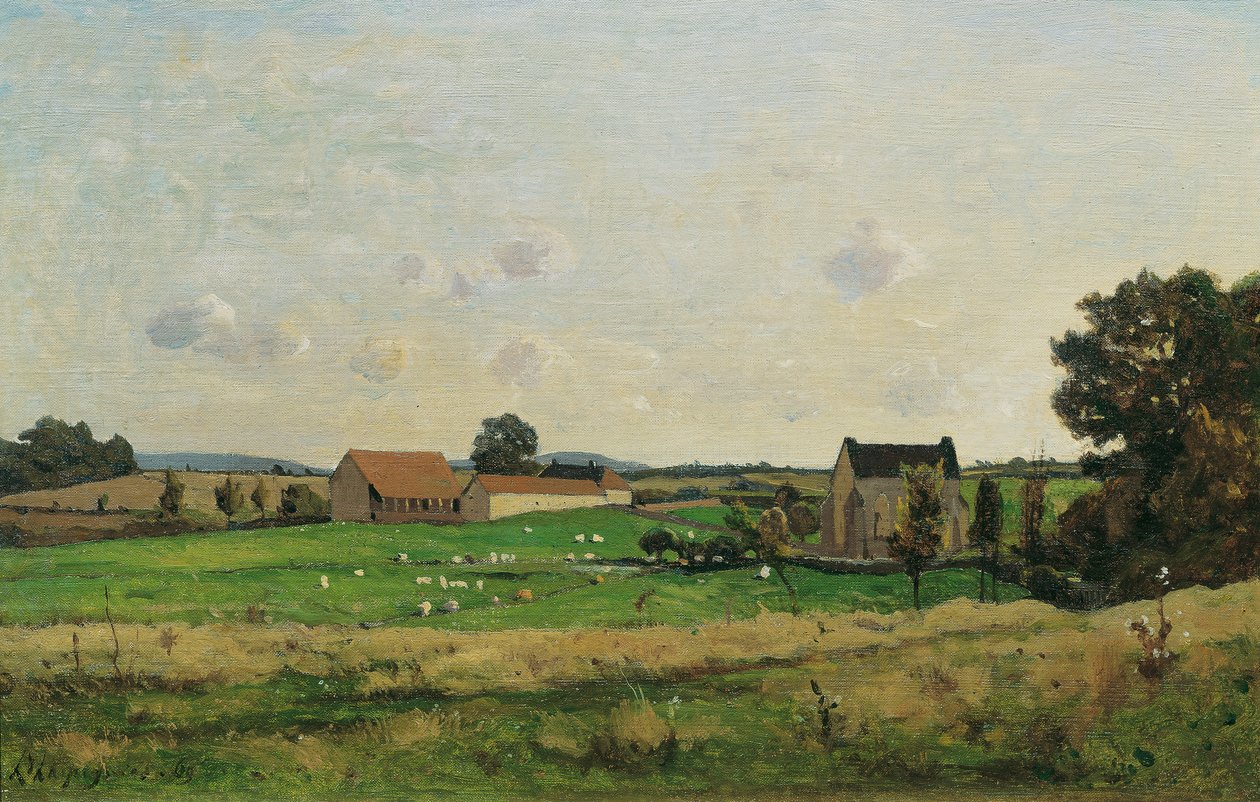 La Hacienda de Saulce (Dpto. Gonne) de Henri Joseph Harpignies