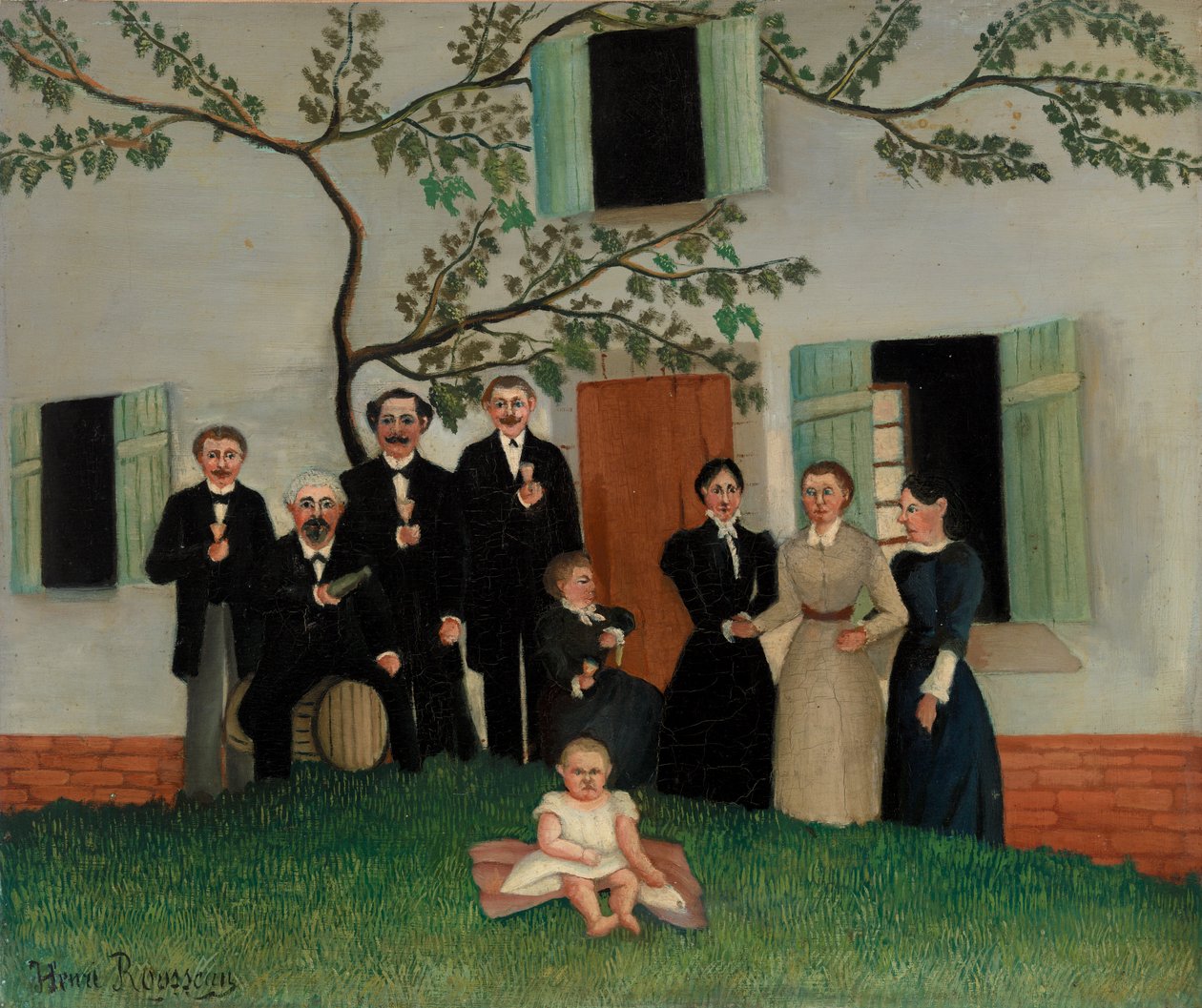 La familia de Henri J.F. 1844 1910 Rousseau