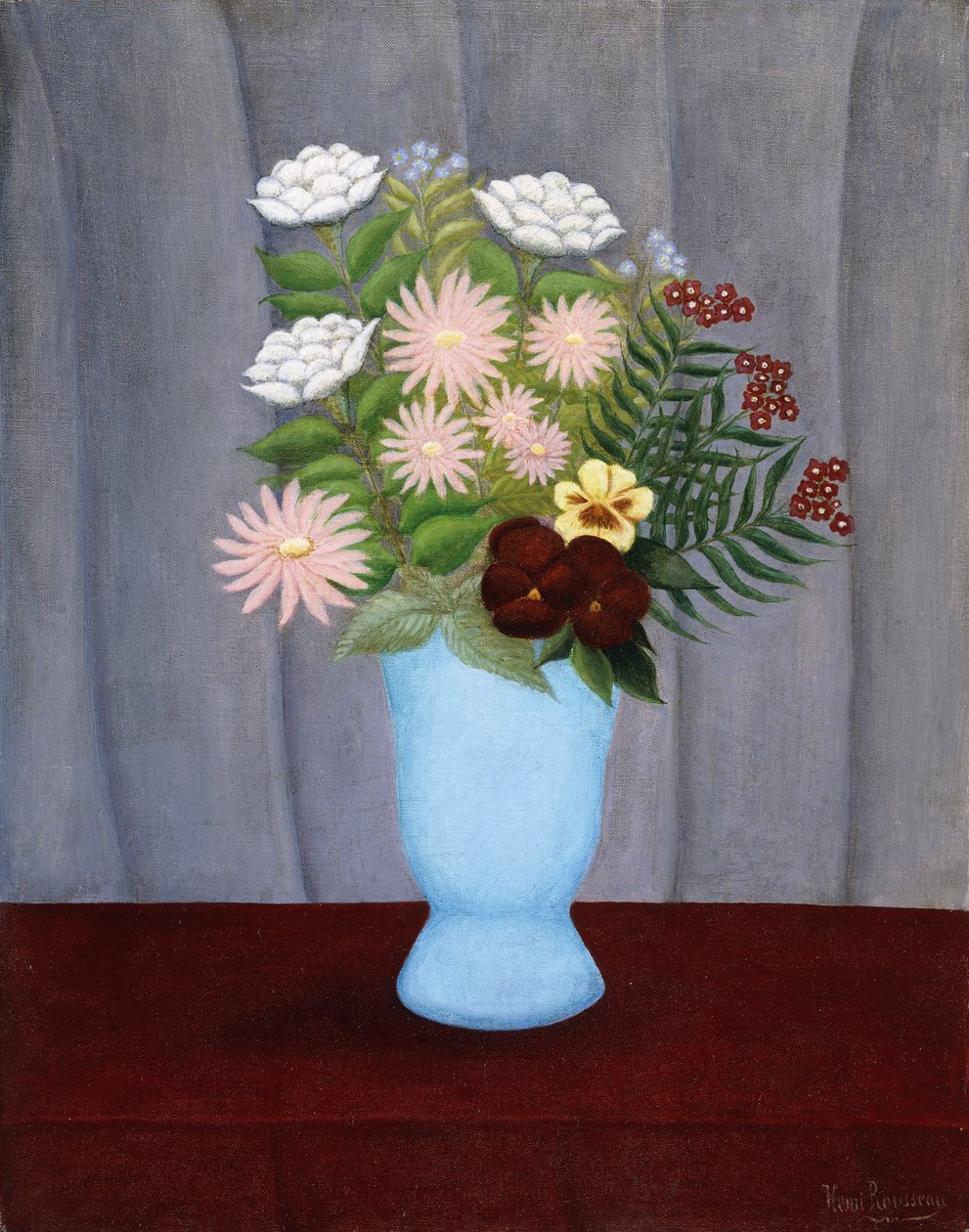 Flores de jardín, c.1909-10 de Henri J.F. Rousseau