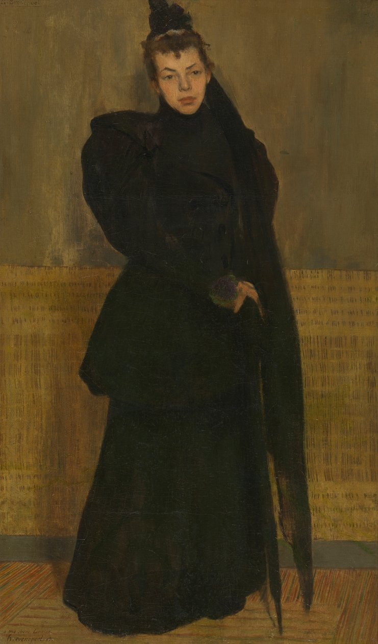 Louise de luto de Henri Jacques Edouard Evenepoel