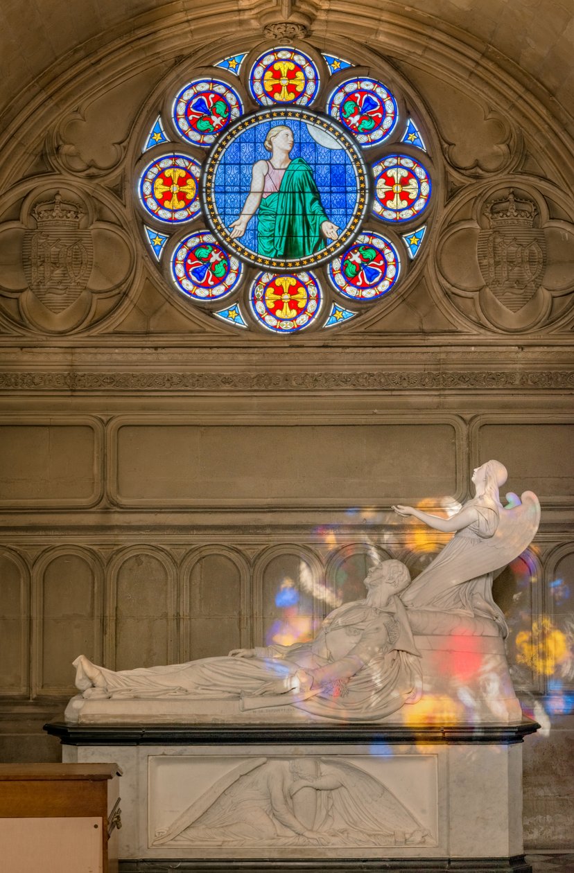 Cenotafio del Príncipe Fernando Felipe de Orleans( 1843 ) (mármol) de Henri Joseph Francois de baron Triqueti