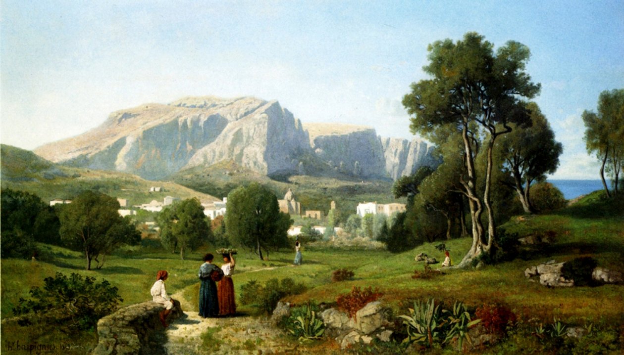 Capri de Henri Joseph Harpignies