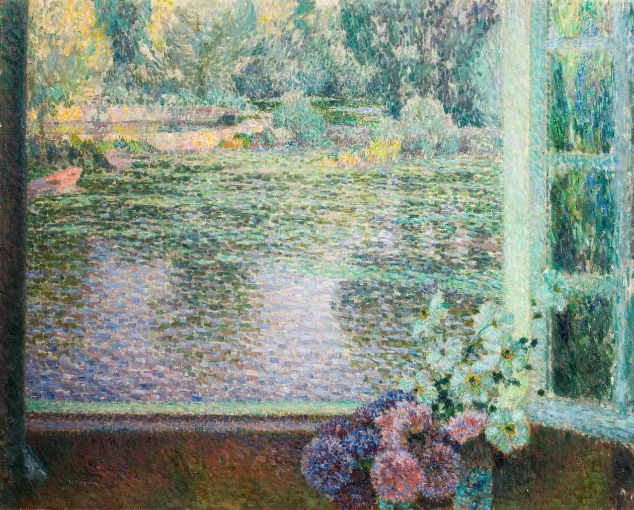 Ventana al Río de Henri Le Sidaner