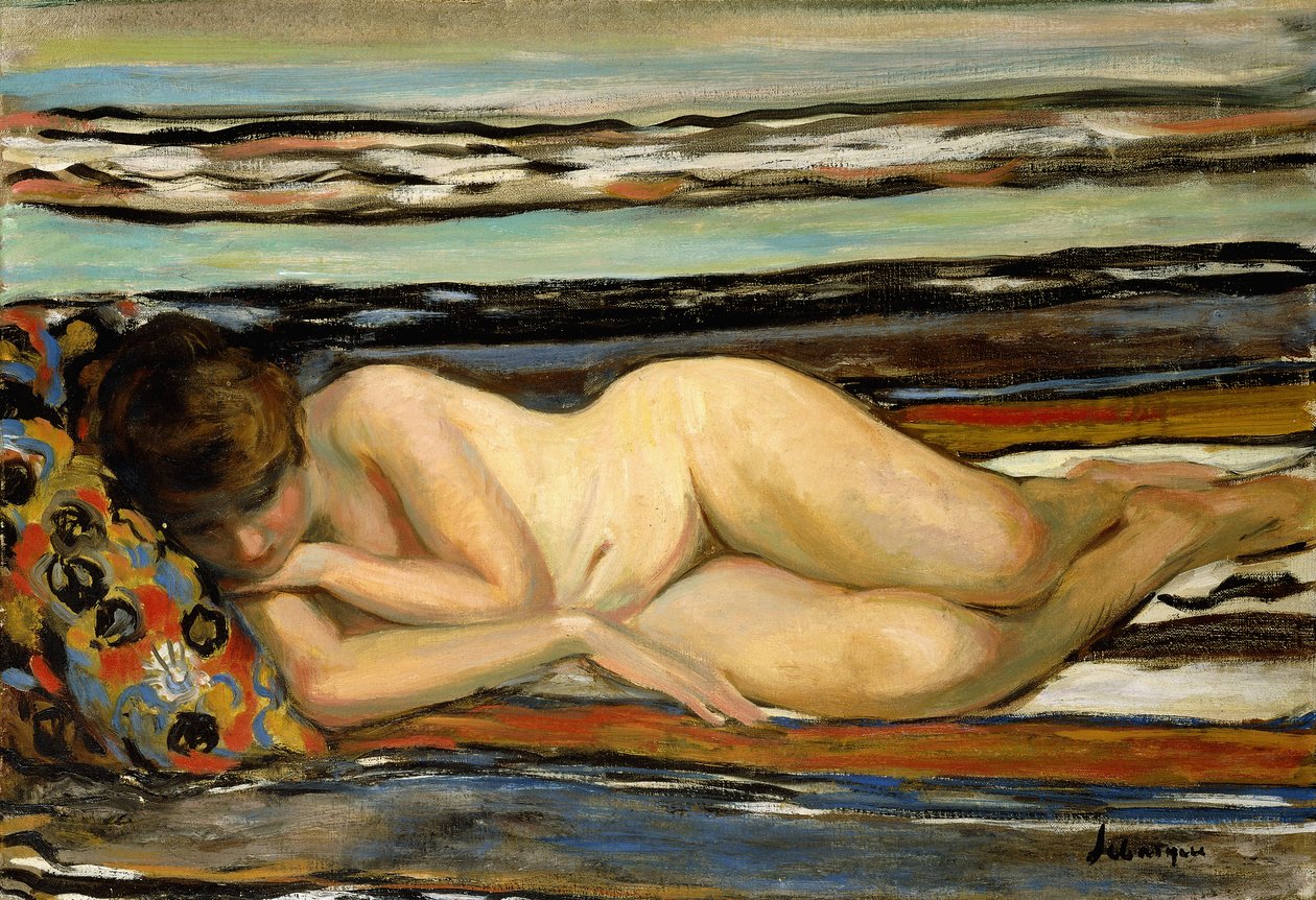 Mujer desnuda durmiendo de Henri Lebasque