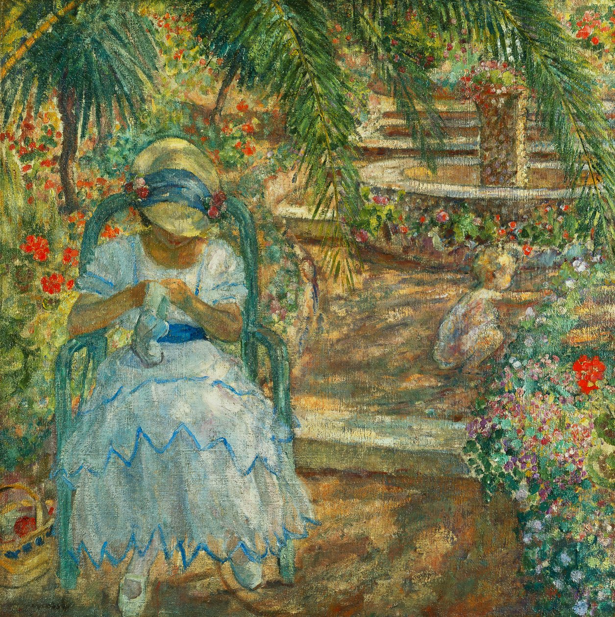 Bajo las palmeras de Henri Lebasque