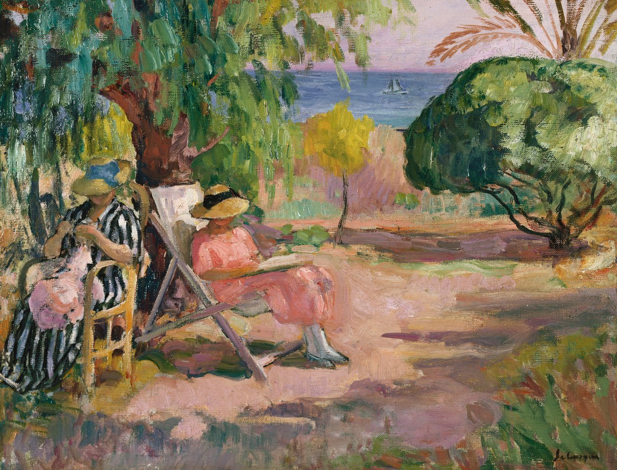 Mujeres Cosiendo de Henri Lebasque
