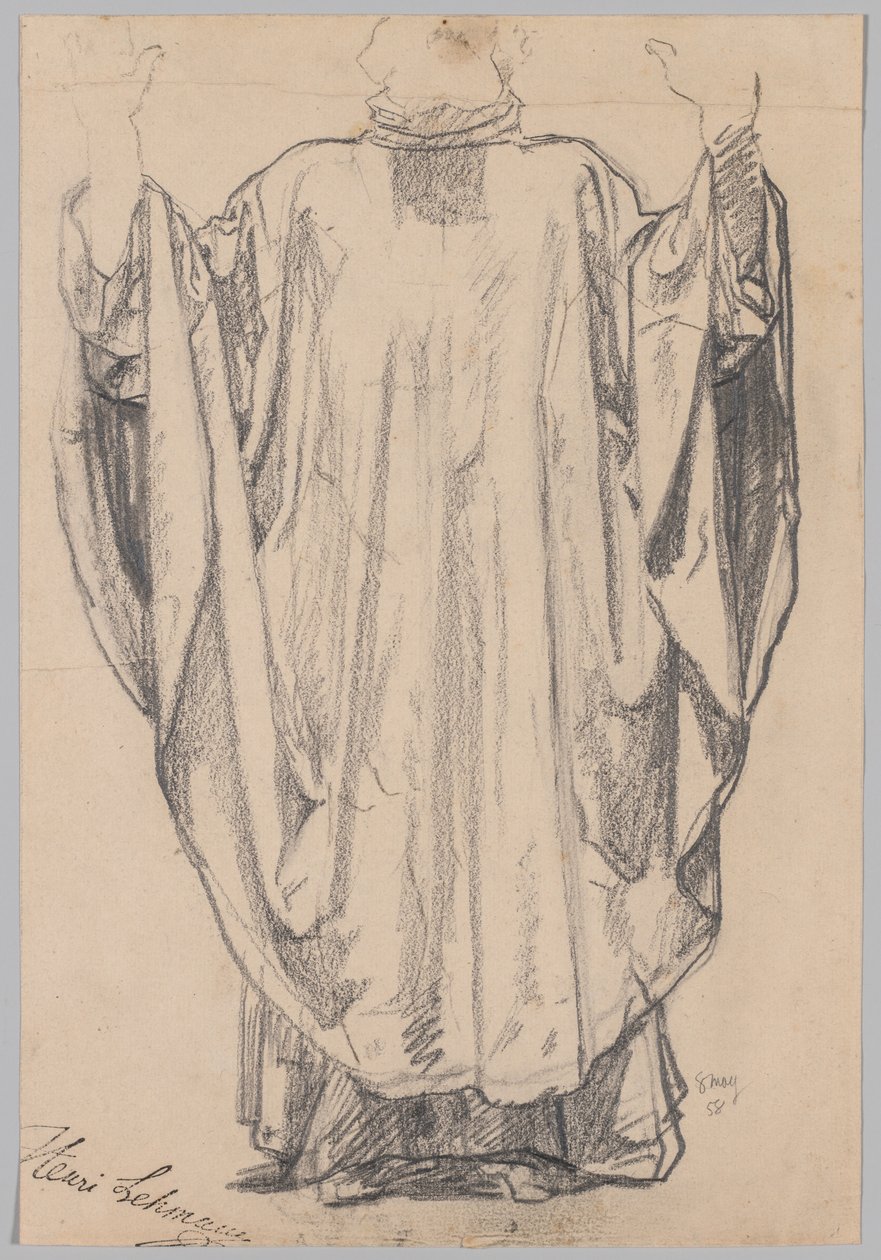 Estudio de vestuario de Henri Lehmann