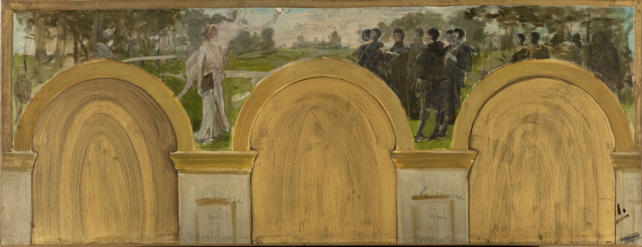 Boceto para el Salón de las Ciencias del Ayuntamiento de París: L