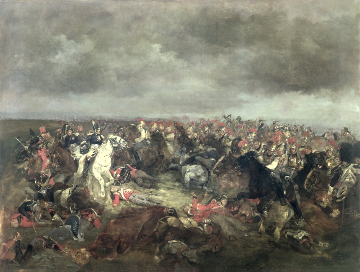Mariscal Ney (1769-1815) en Waterloo de Henri Louis Dupray