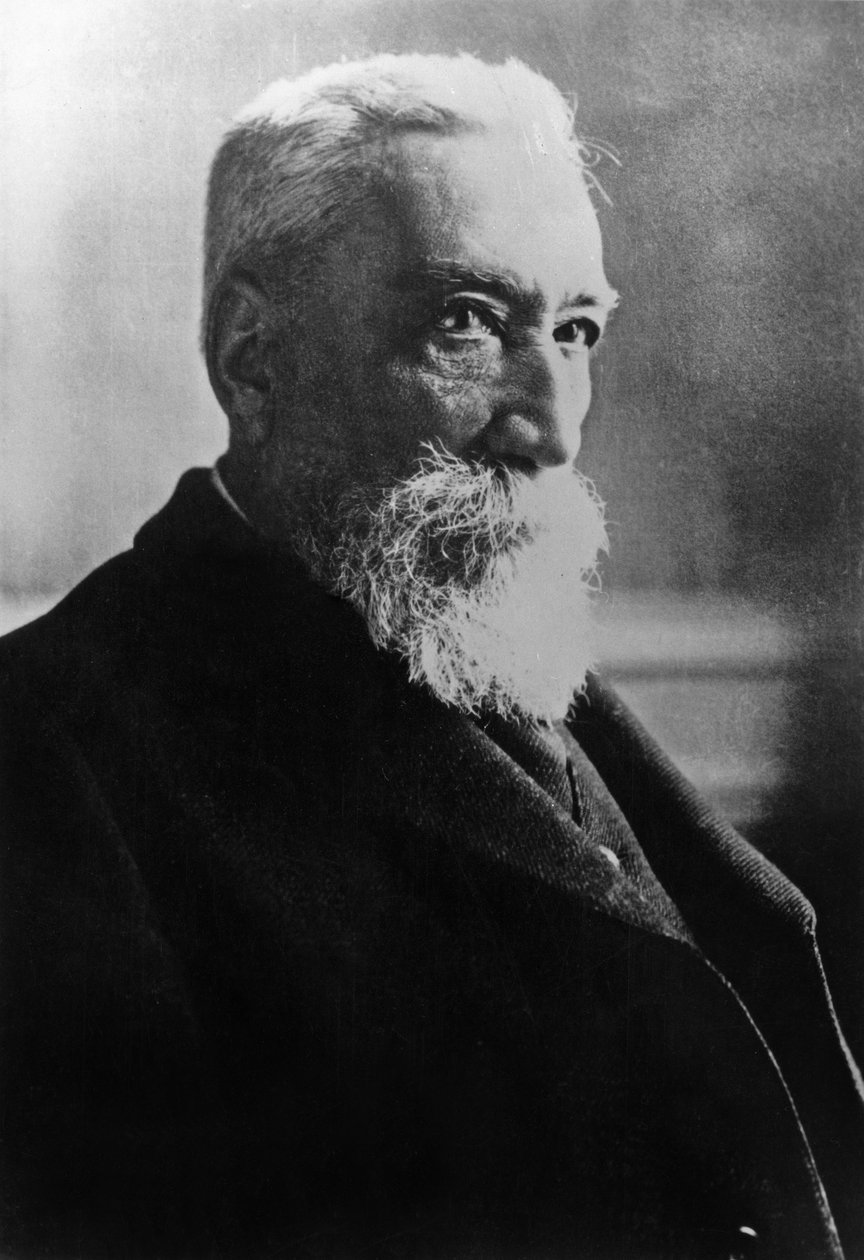 Anatole France (1844-1924) escritor francés, foto de Henri Manuel de Henri Manuel