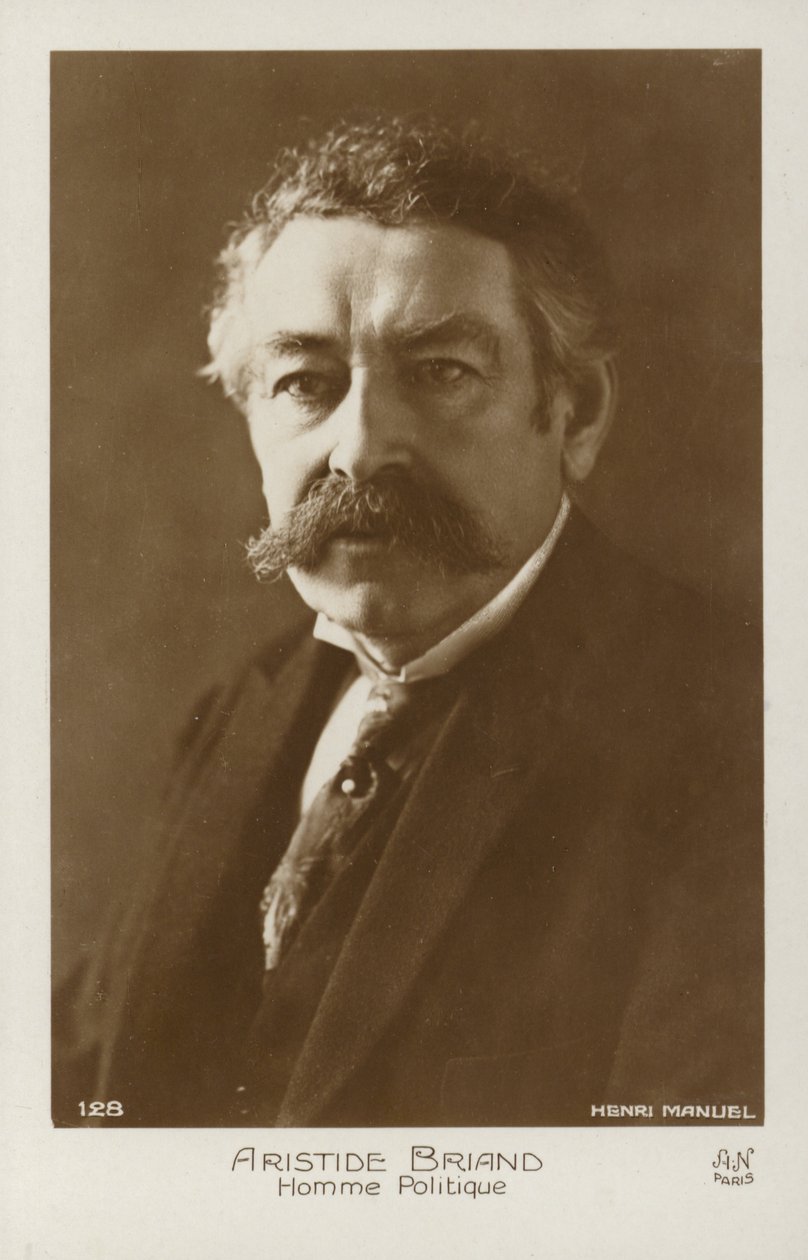 Aristide Briand (foto b/n) de Henri Manuel