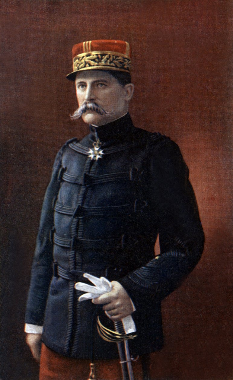 General Auguste Hirschauer, general durante la 1ª Guerra Mundial, foto de Henri Manuel de Henri Manuel