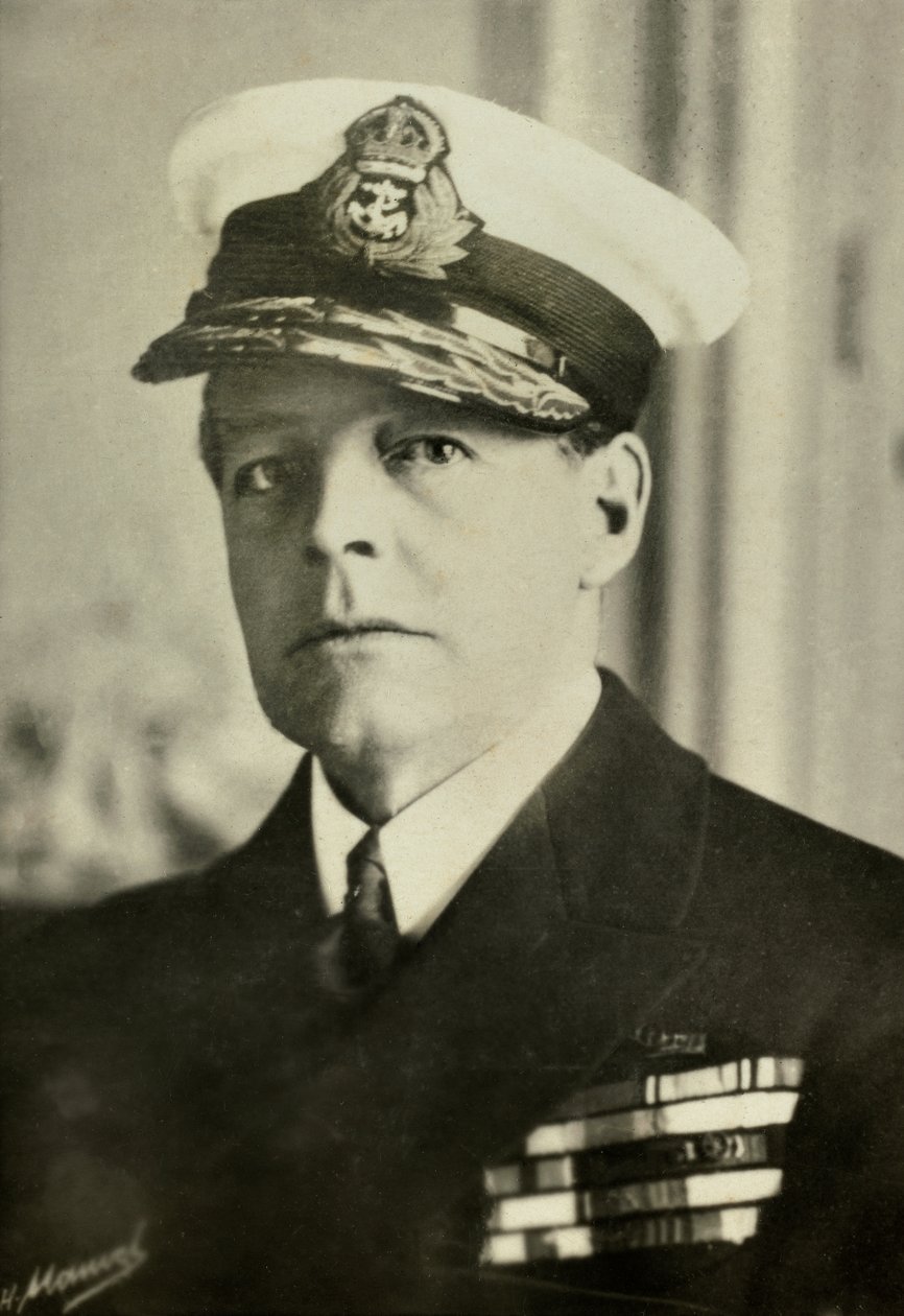 Retrato del almirante David Beatty (foto) de Henri Manuel