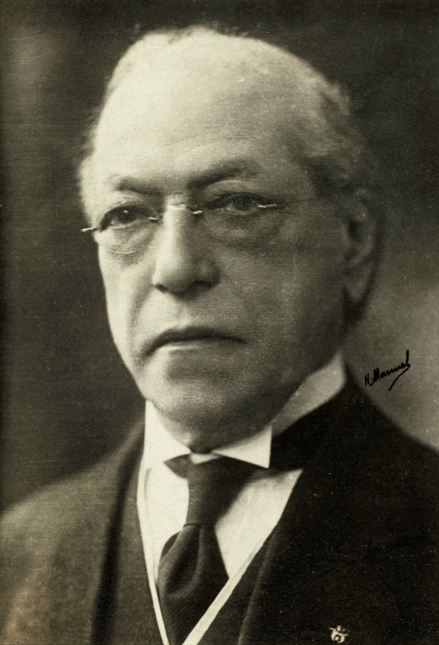 Retrato de Samuel Gompers (foto) de Henri Manuel