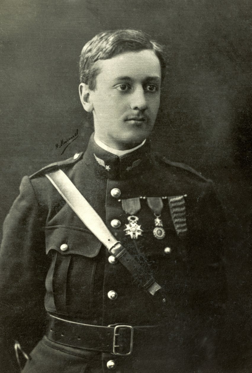 Retrato del aviador Georges Guynemer (foto) de Henri Manuel