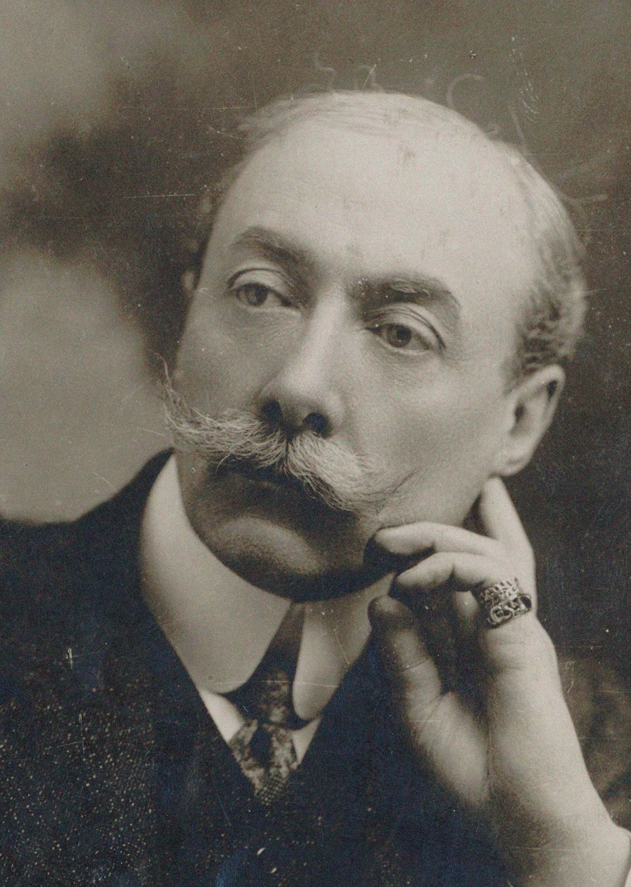 Retrato del pianista y compositor André Messager 1853-1929 de Henri Manuel
