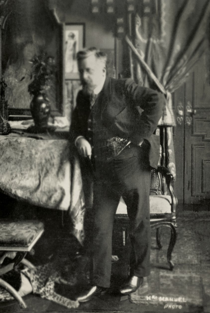 Retrato del pintor francés Charles Lucien Leandre ( 1862 de Henri Manuel