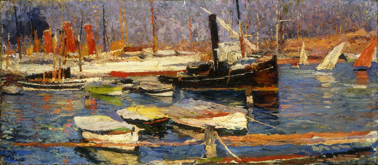 El puerto de Marsella de Henri Martin