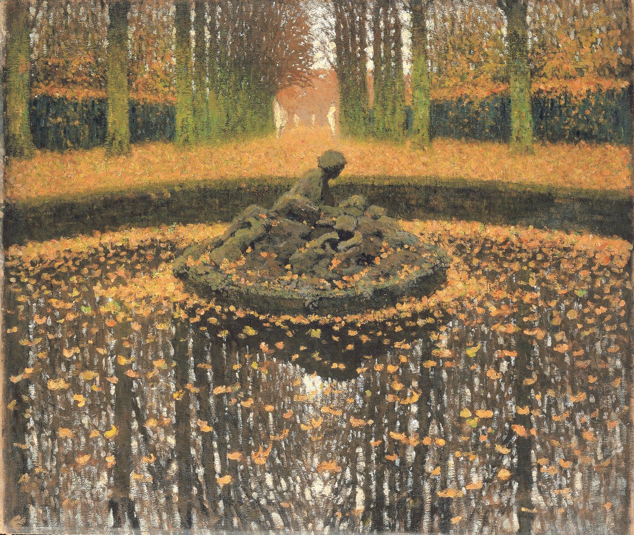 El estanque de la Reina, Versalles, c.1920 de Henri Martin