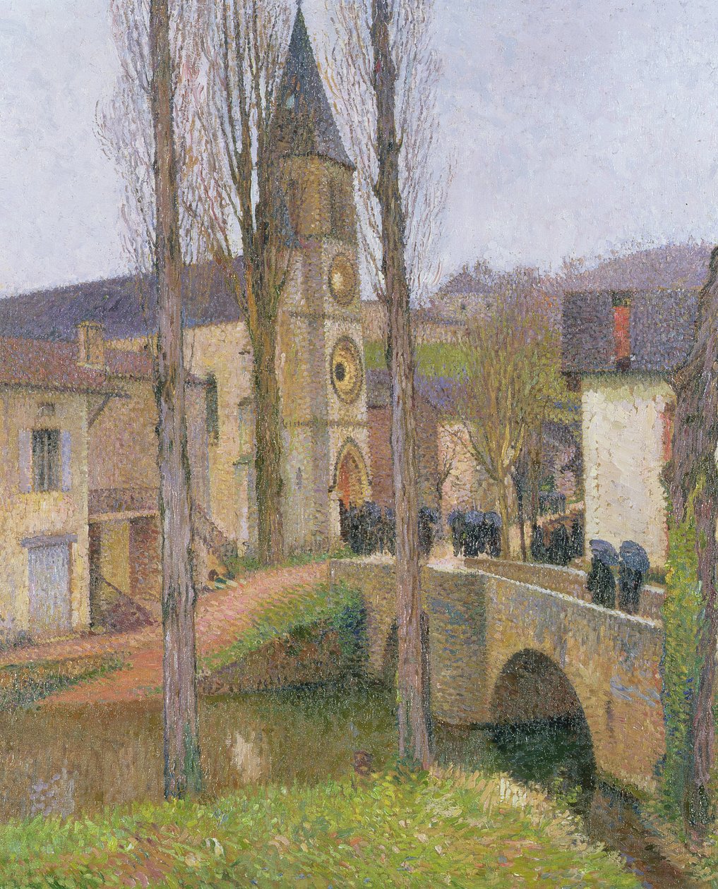Hora de misa en Labastide du Vert de Henri Martin