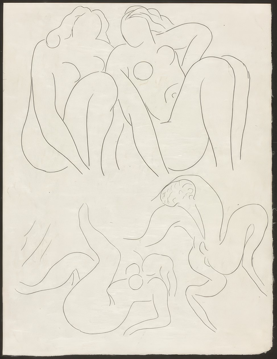 Un fauno por la tarde, lámina quince de Poesies de Mallarmé de Henri Matisse