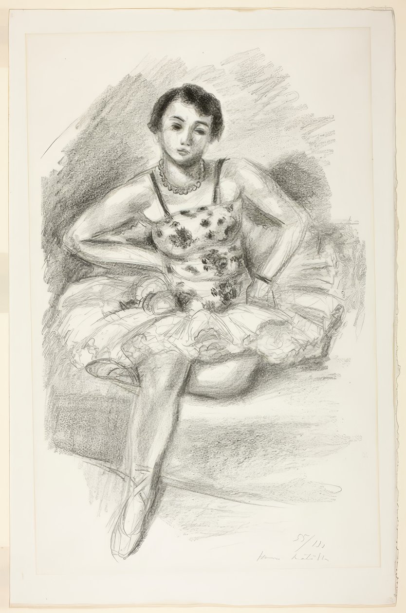Bailarina de ballet, de Ten Dancers de Henri Matisse