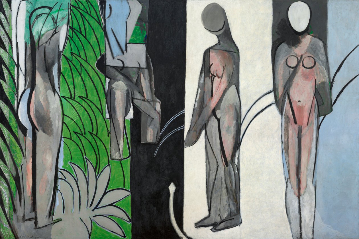 Bañistas junto a un río de Henri Matisse