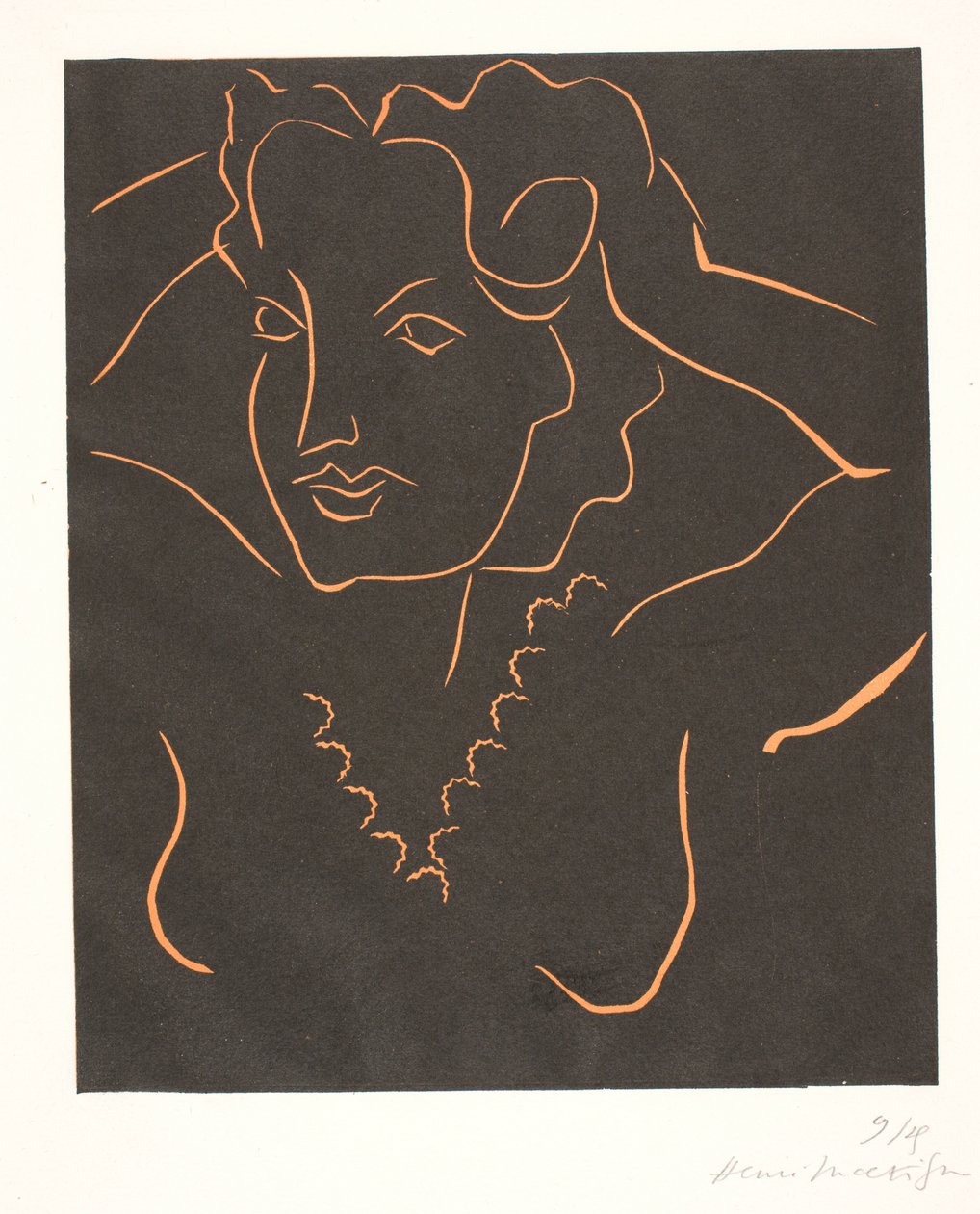 Busto de mujer (Mujer peinándose) de Henri Matisse