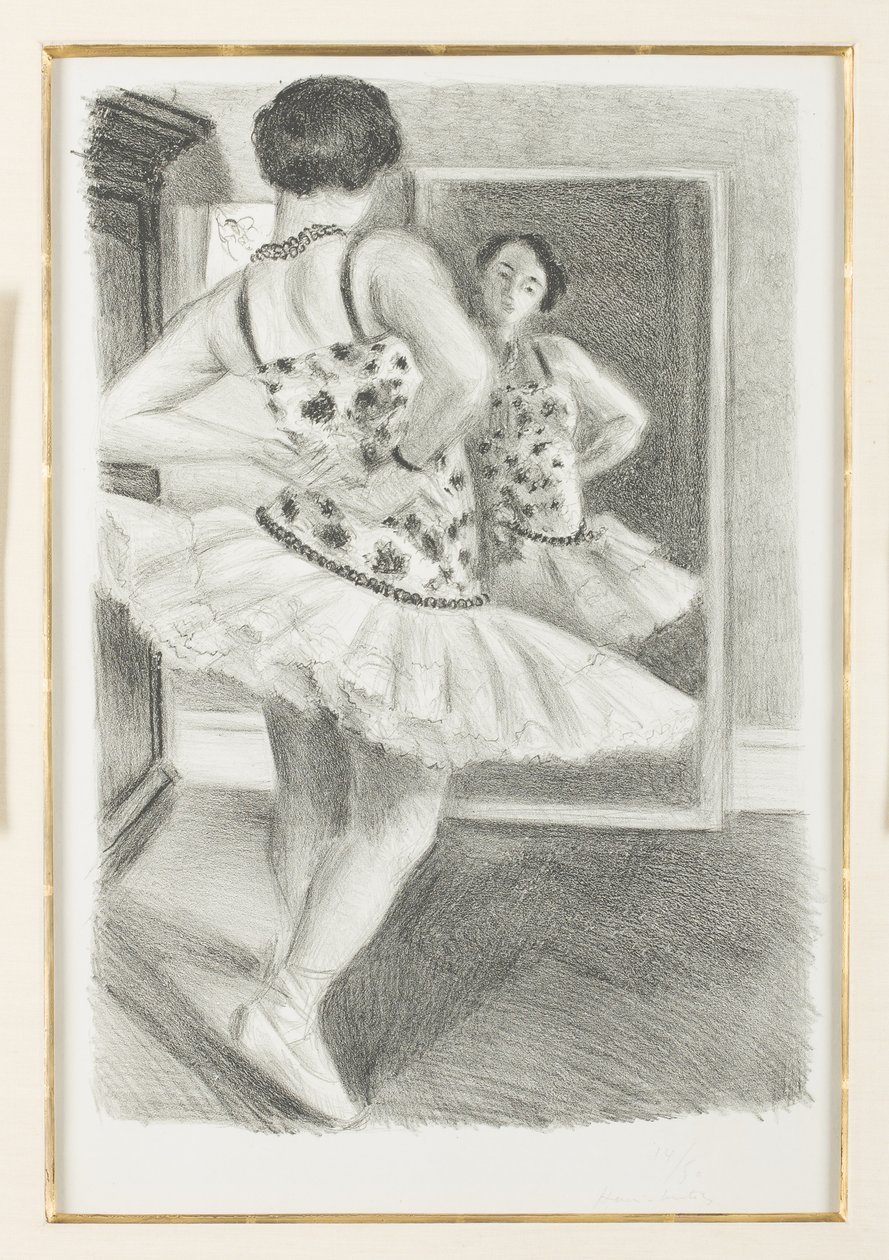 Bailarina reflejada en el espejo de Henri Matisse