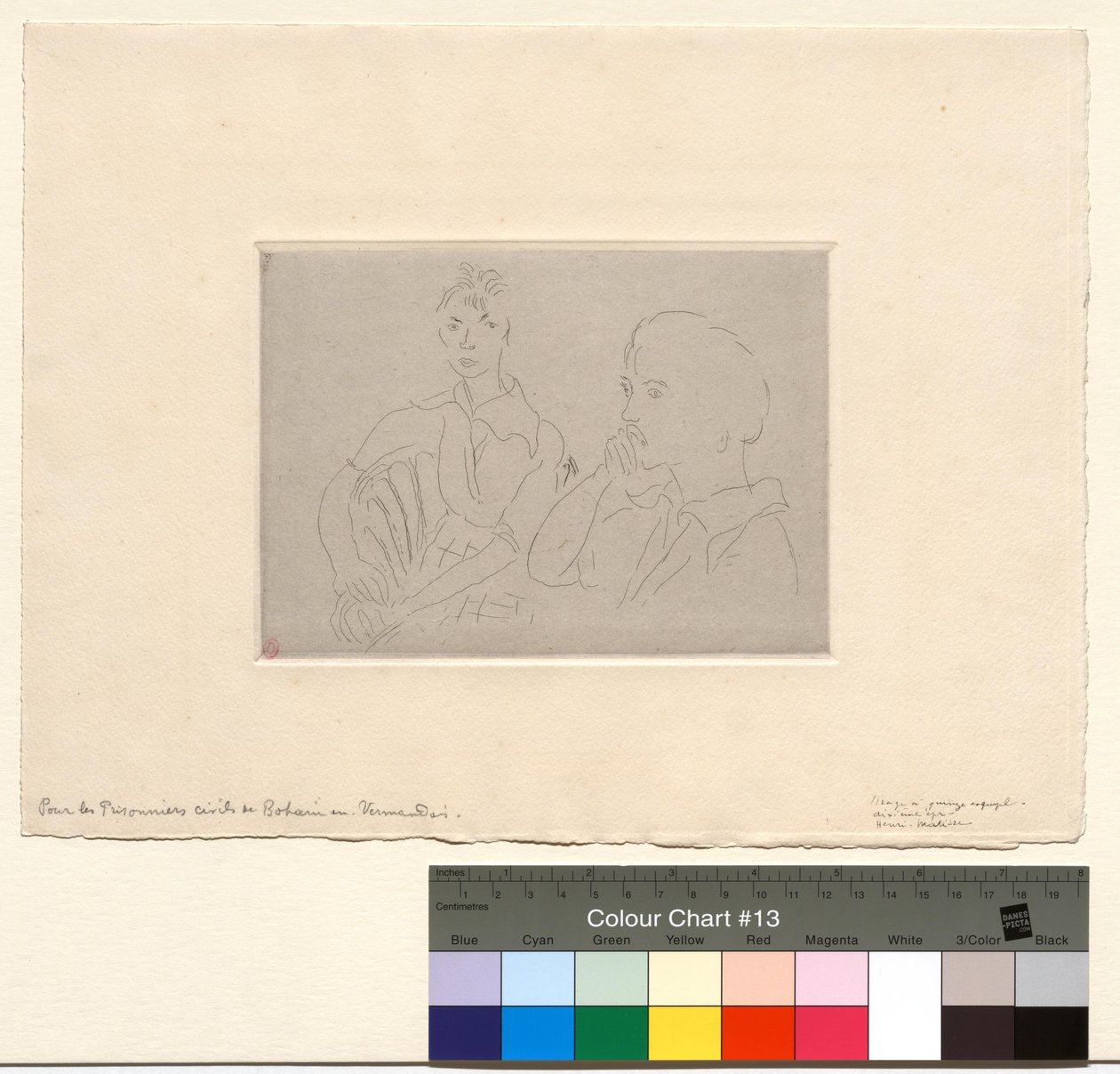 Doble retrato de Josette Gris de Henri Matisse