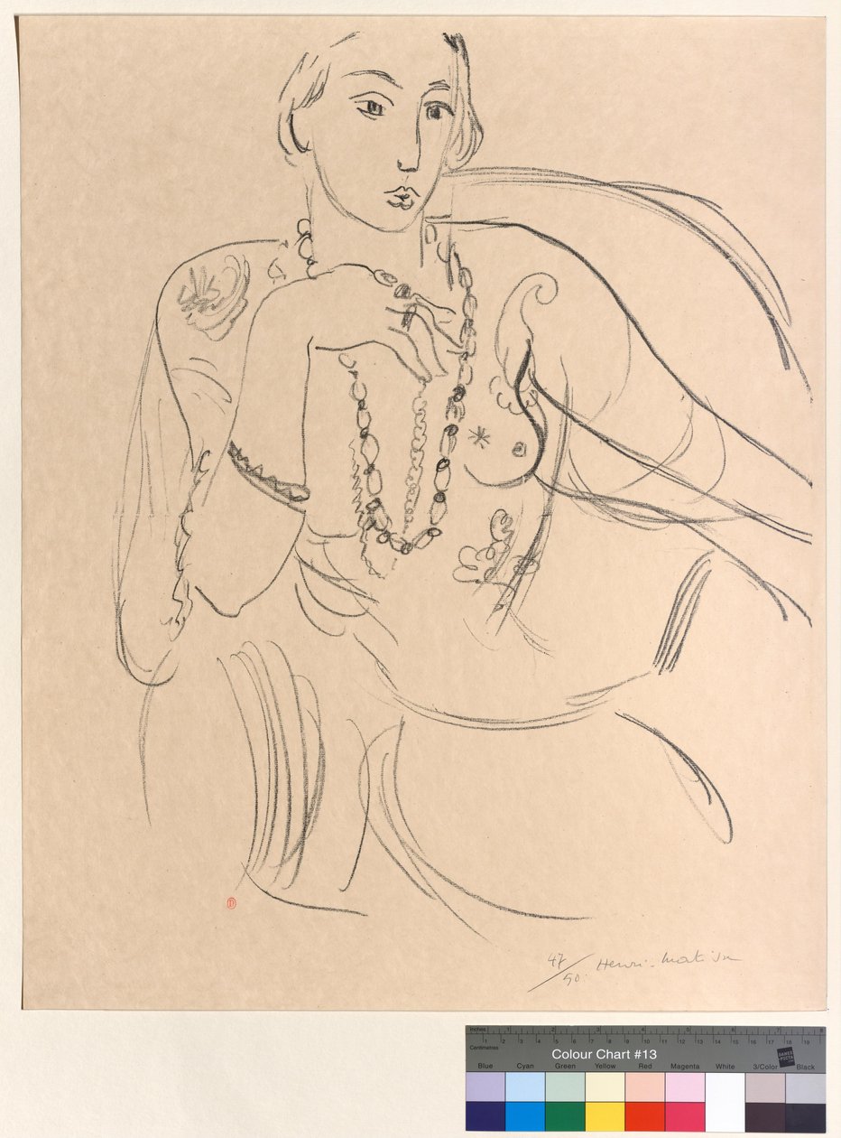 Mujer con collar de Henri Matisse