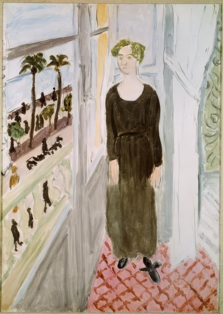 Mujer en la ventana, Niza de Henri Matisse