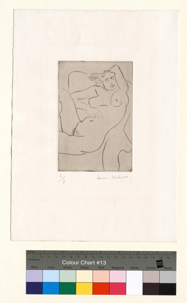Figura dormida de Henri Matisse