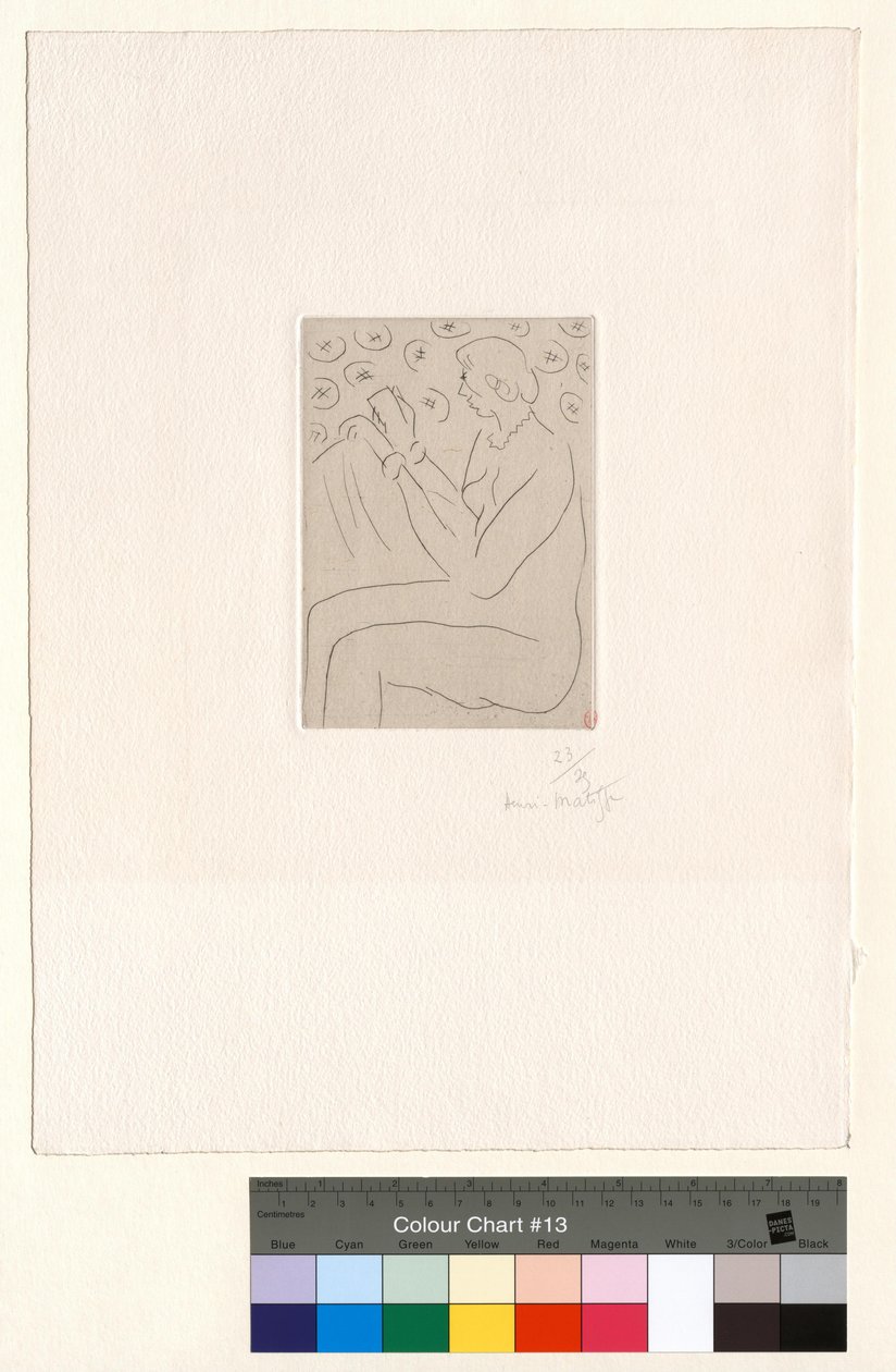 Figura leyendo de Henri Matisse