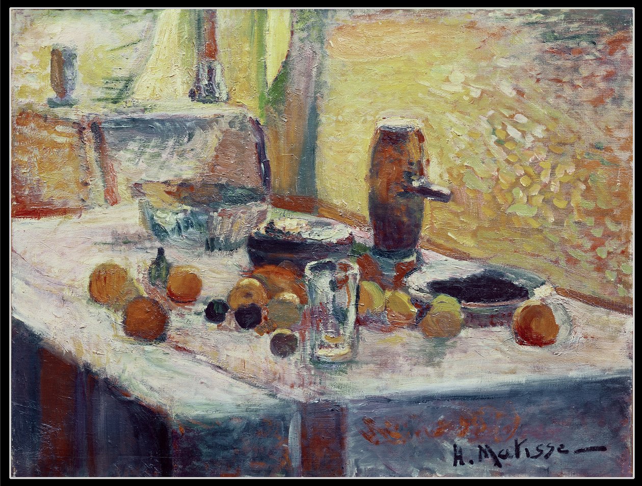 Primer bodegón de naranjas de Henri Matisse