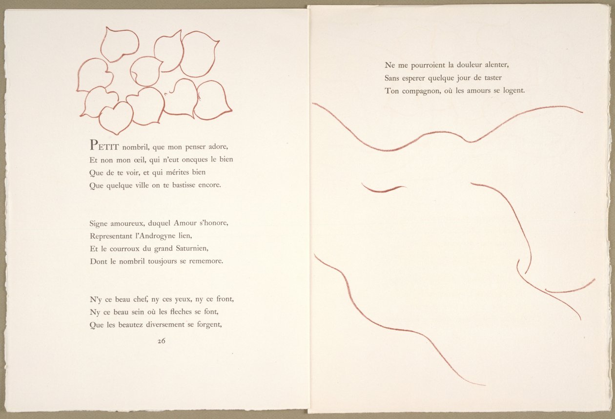Florilège de los Amours de Ronsard, 29 de noviembre de Henri Matisse