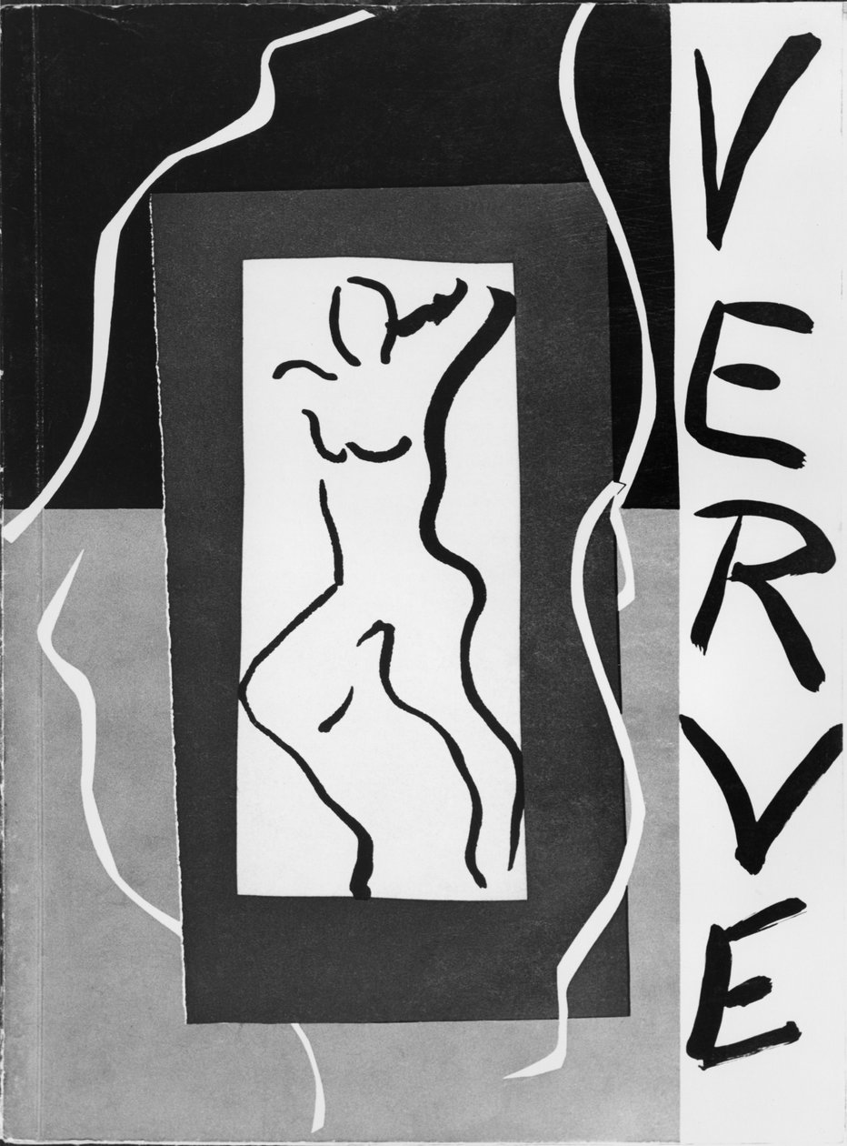Ilustración de la portada de la revista "Verve", nº 1, diciembre de 1937 (litografía) (fotografía en blanco y negro) de Henri Matisse