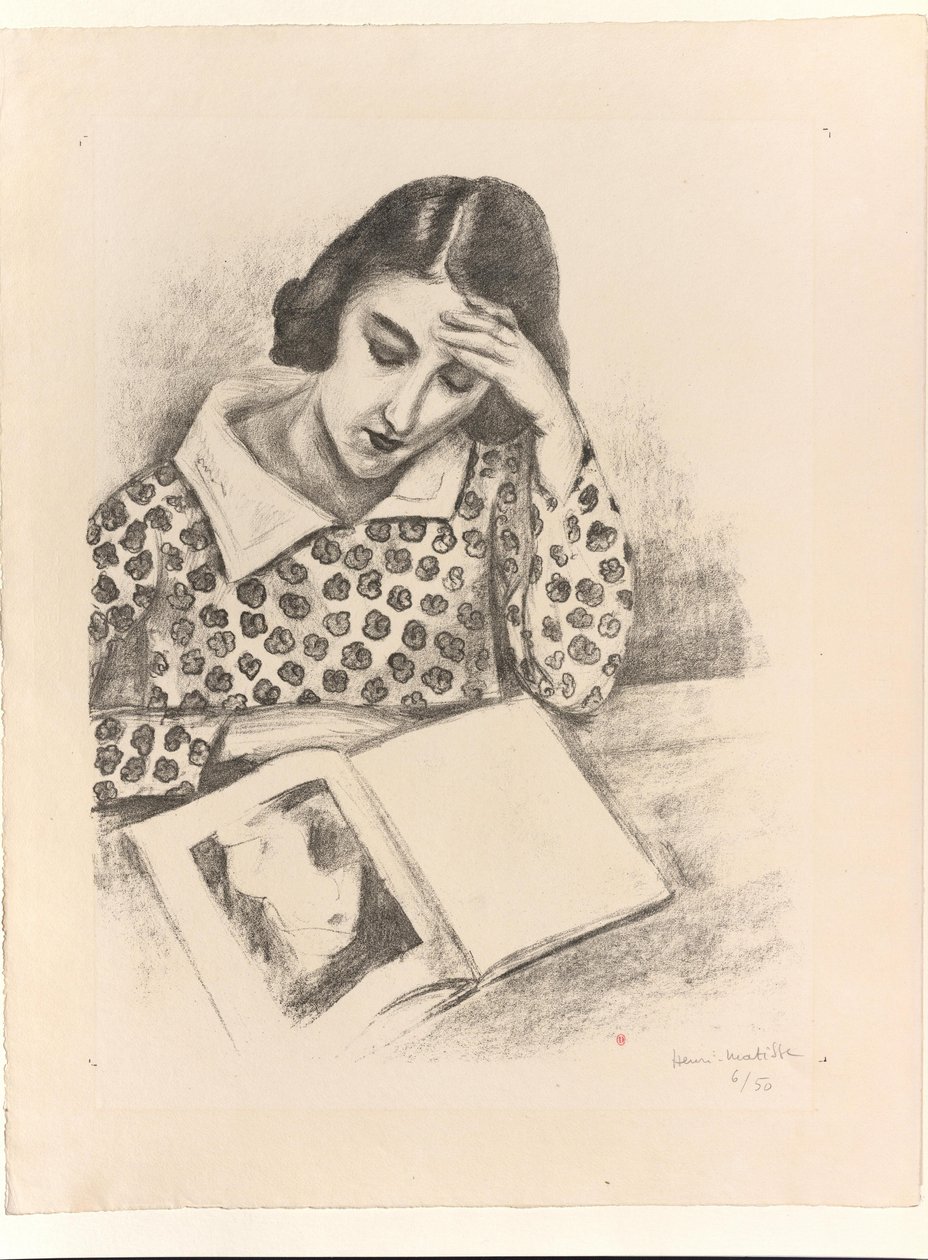 Gran lectora de Henri Matisse