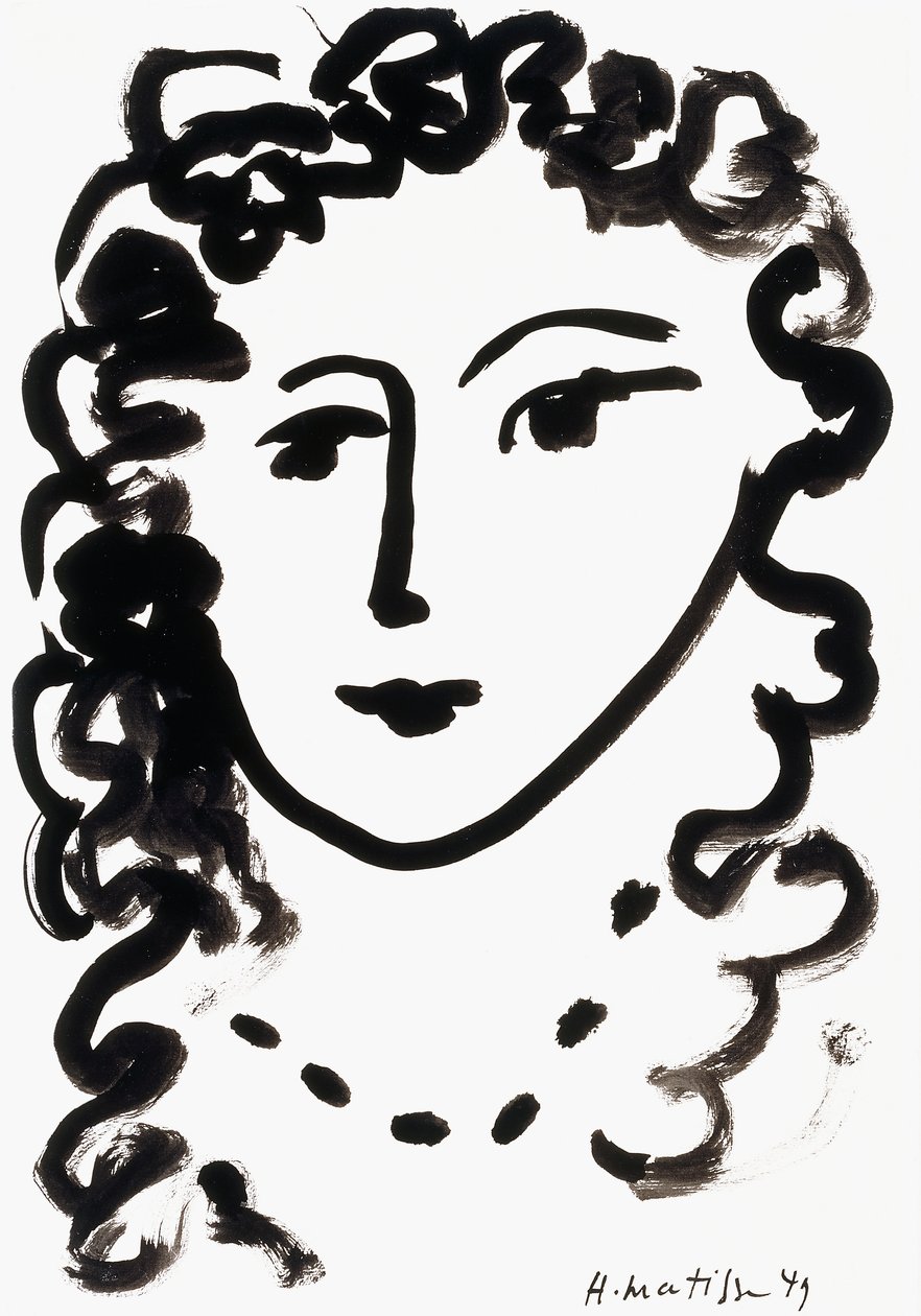 Cabeza de mujer de Henri Matisse
