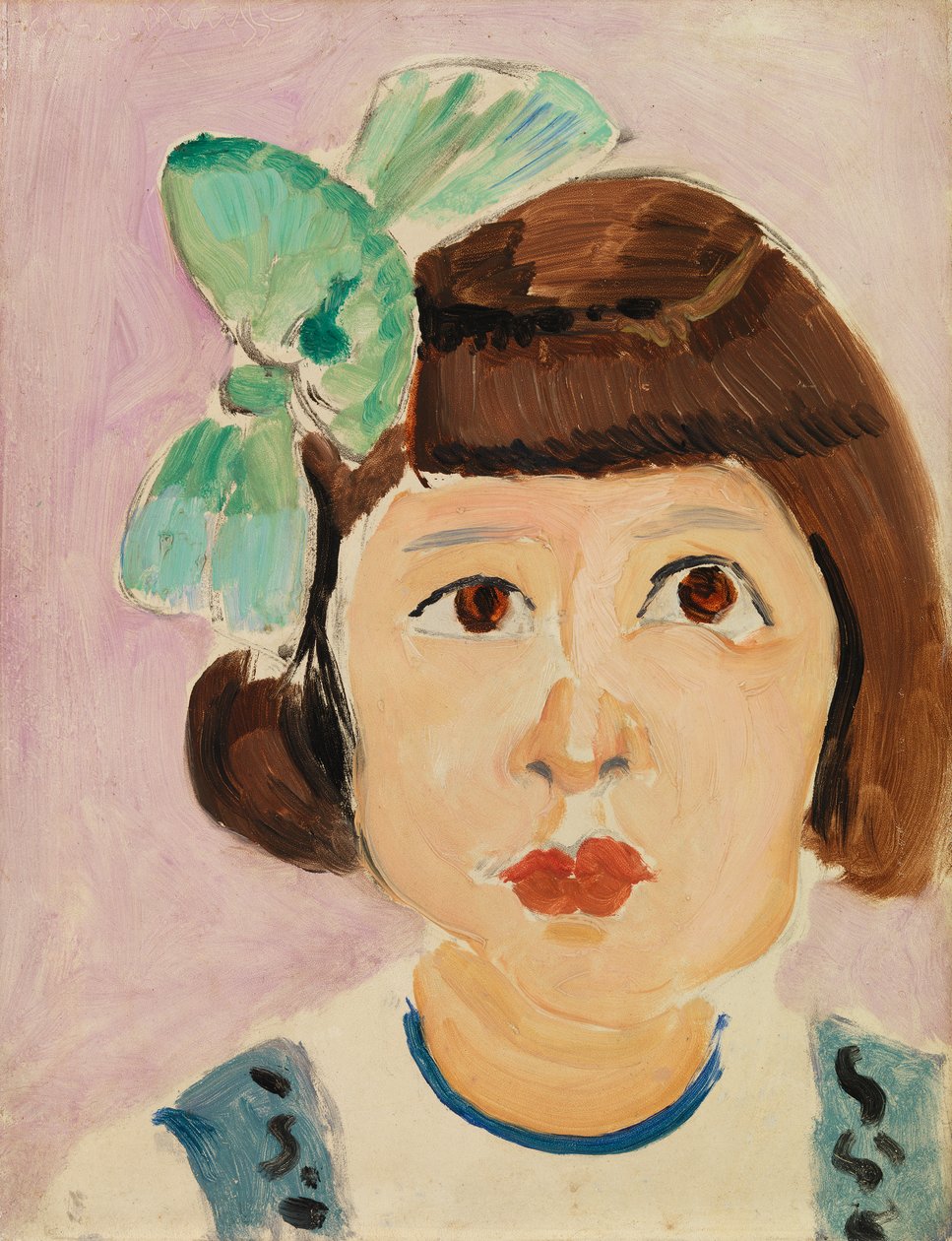 Cabeza de una niña de Henri Matisse