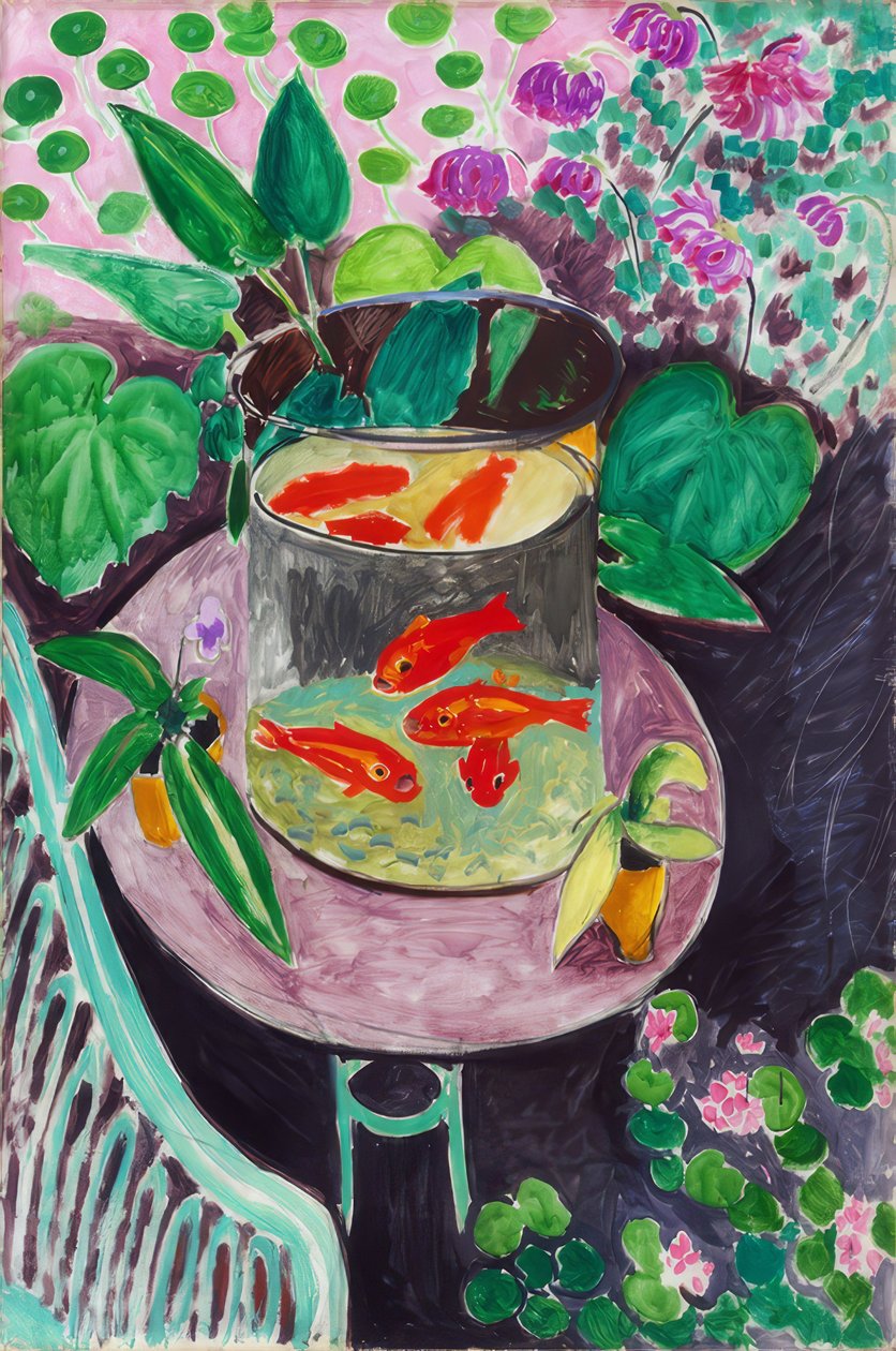 Henri Matisse, "Pez dorado" / Óleo sobre lienzo, 1912 de Henri Matisse
