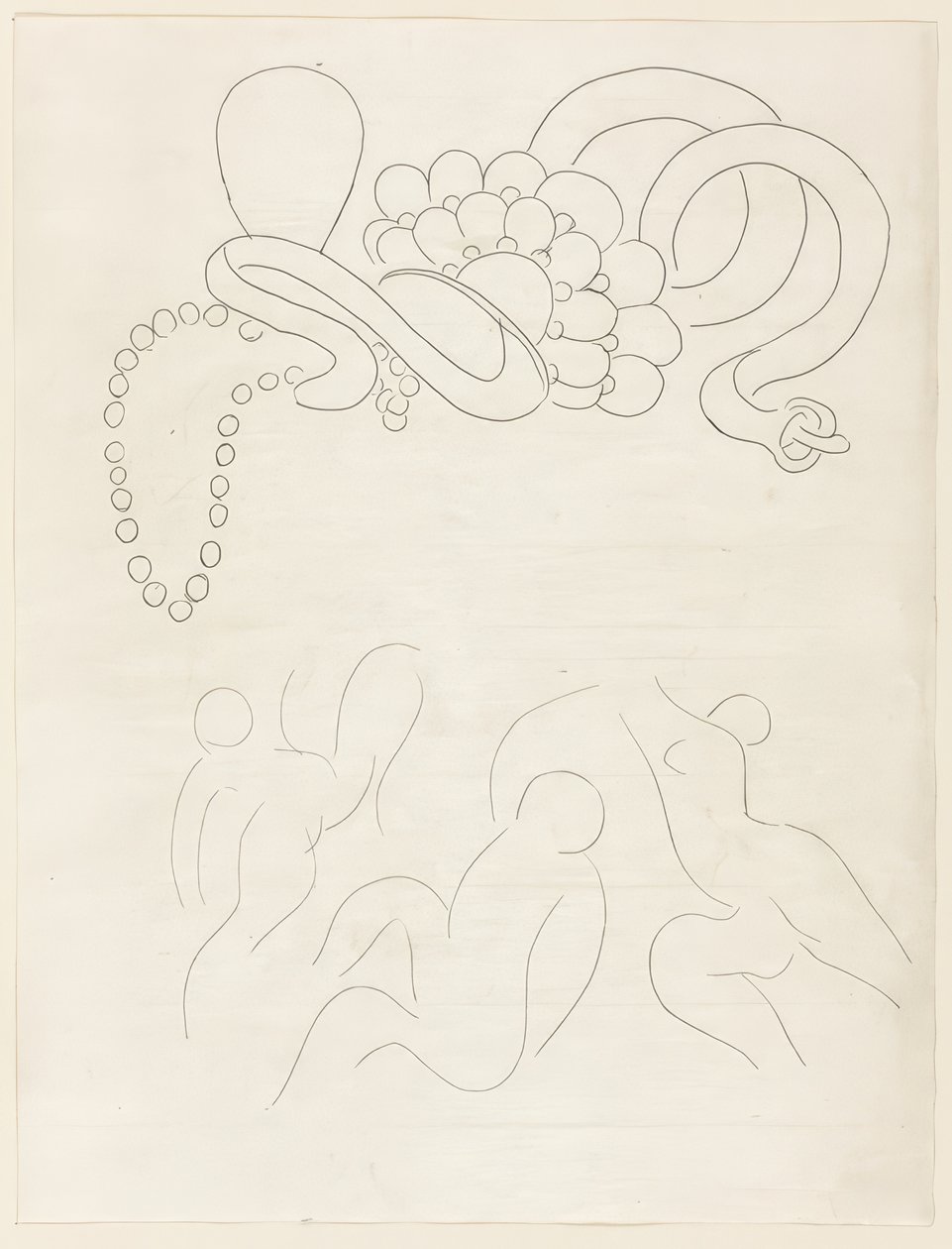 Hérodiade, Escena ll, lámina once de Poesies de Mallarmé de Henri Matisse