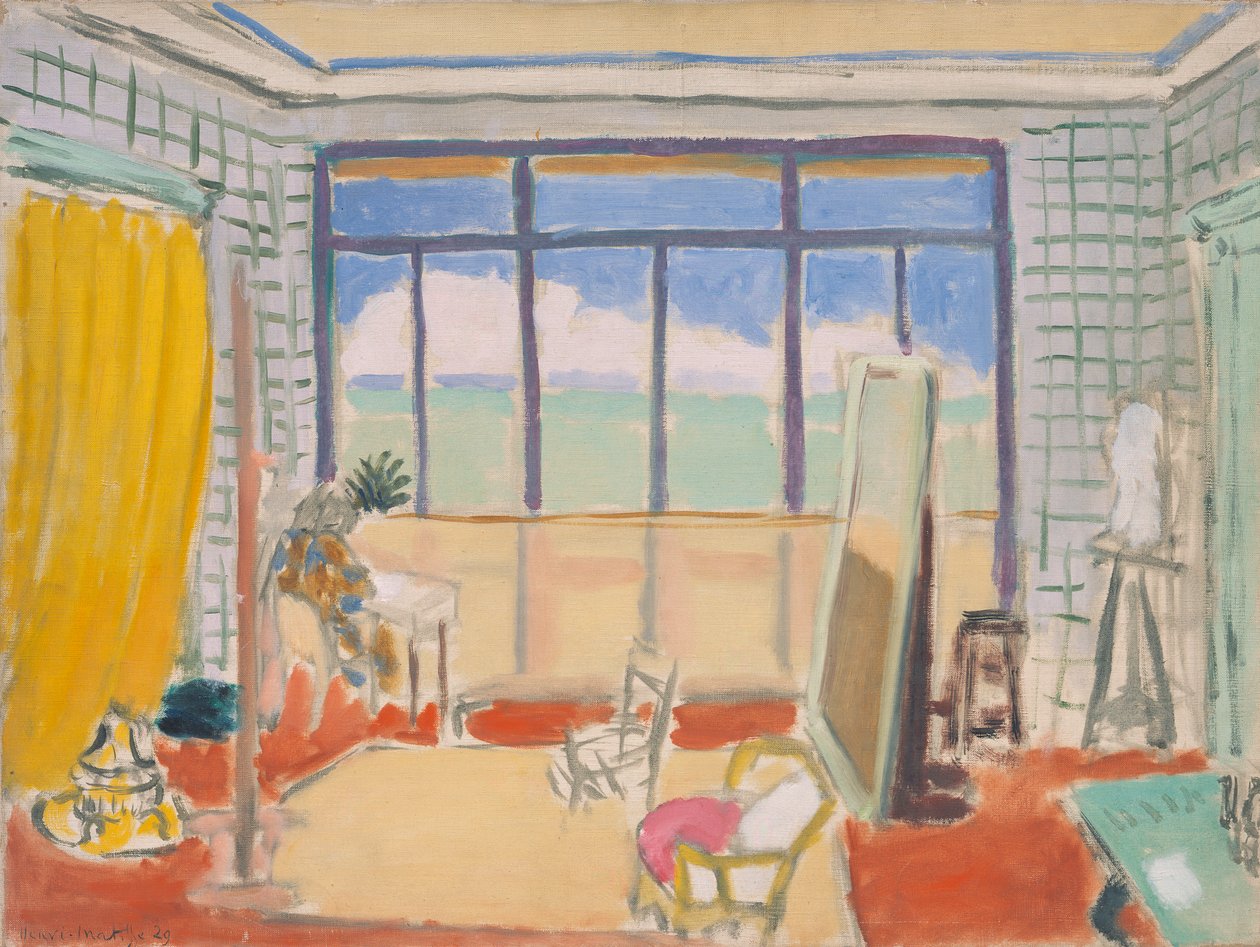En el estudio de Niza de Henri Matisse