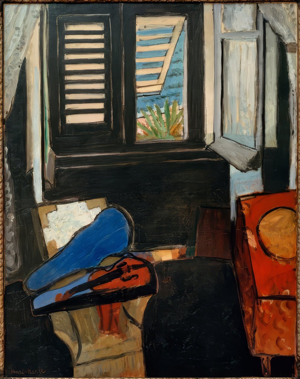 Interior con violín de Henri Matisse