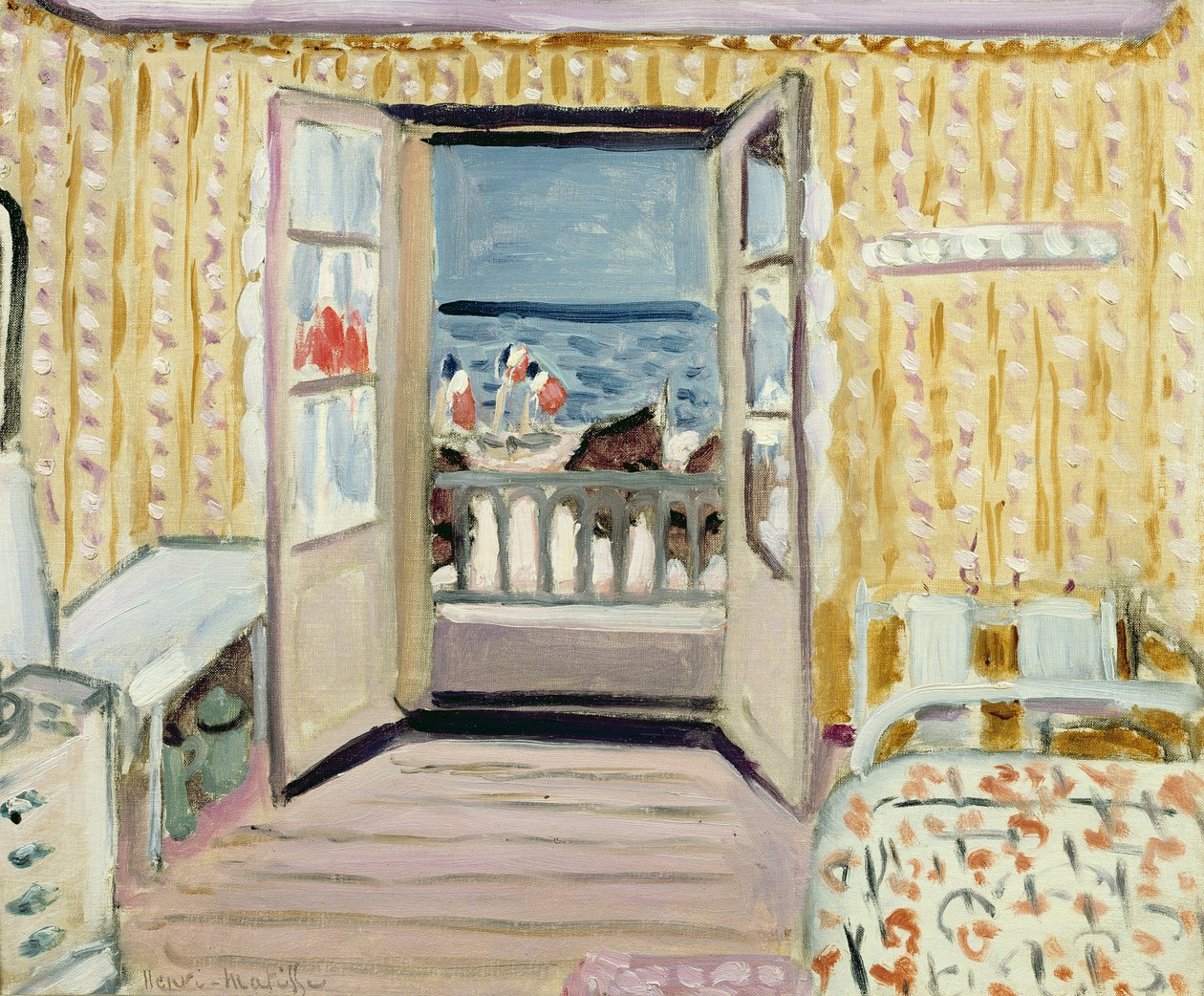 Interior, 14 de julio, Etretat de Henri Matisse