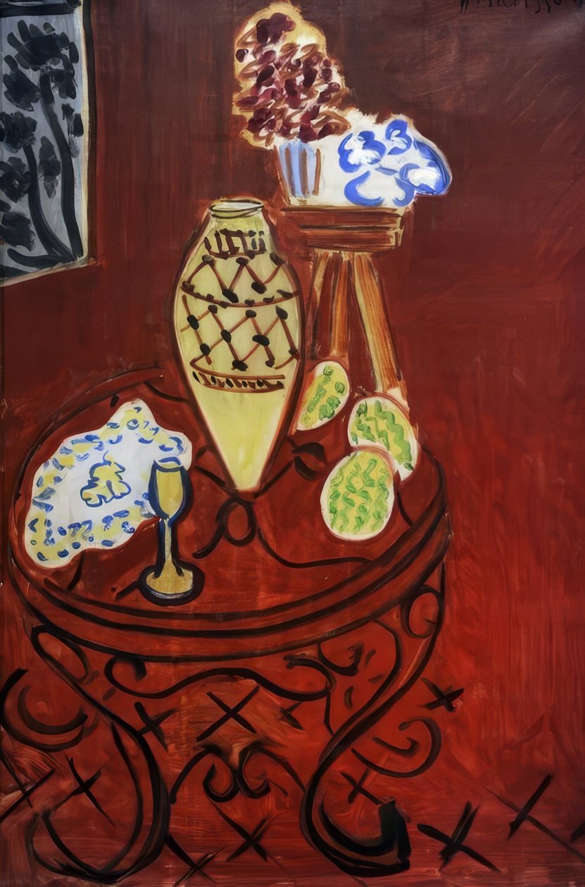 Interior en rojo veneciano de Henri Matisse
