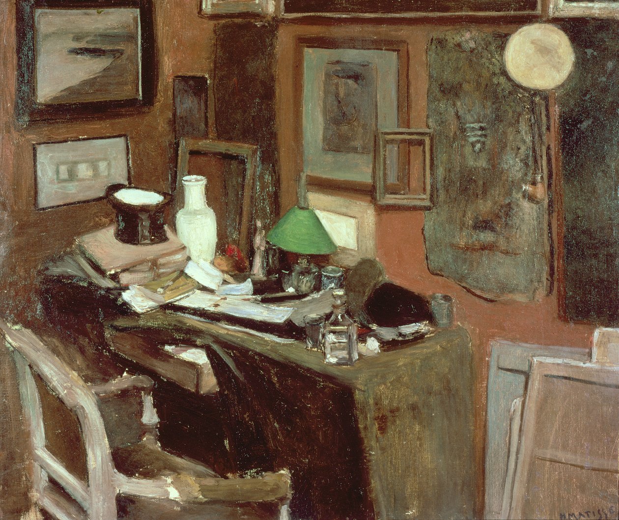 Interior con sombrero de copa de Henri Matisse